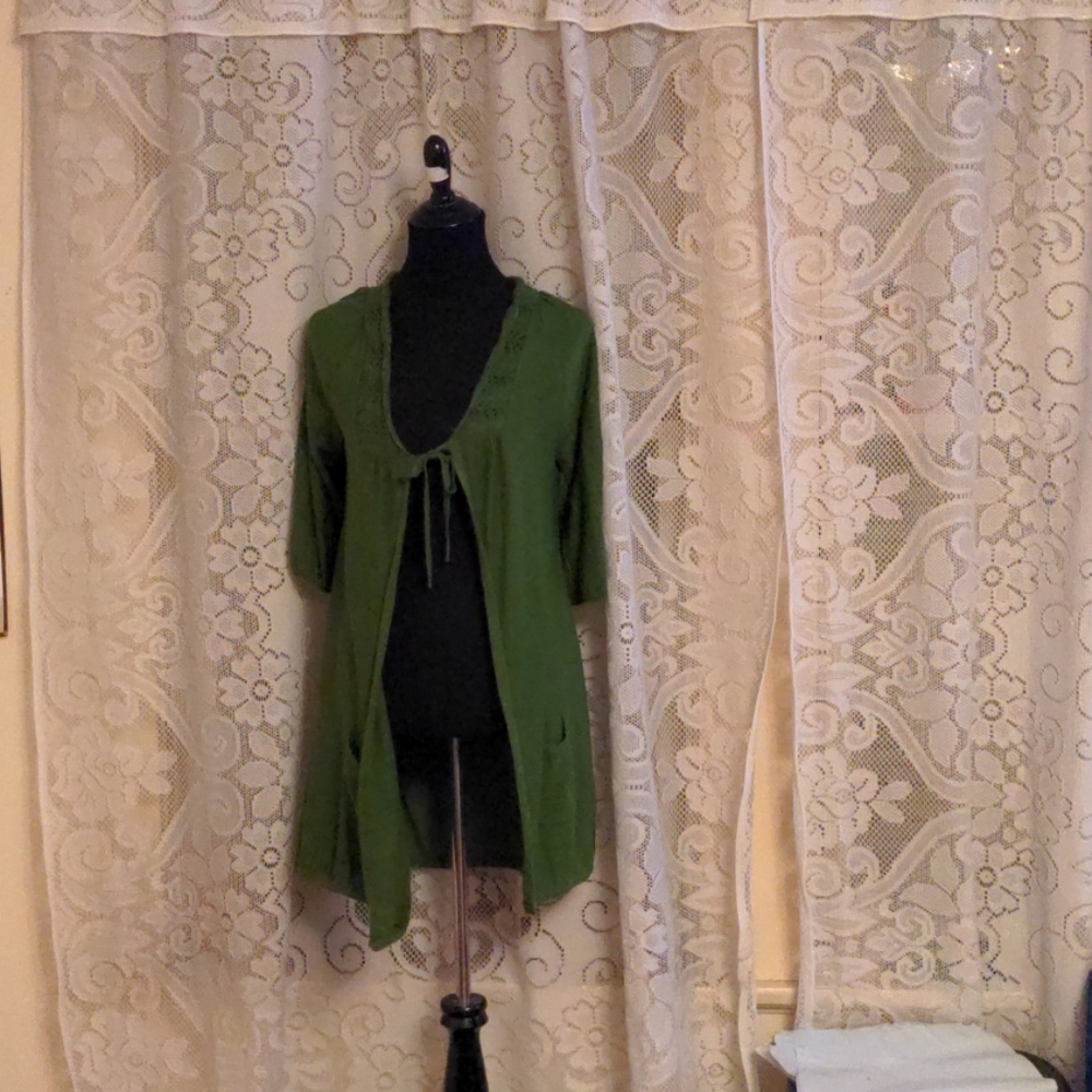 Green sweater